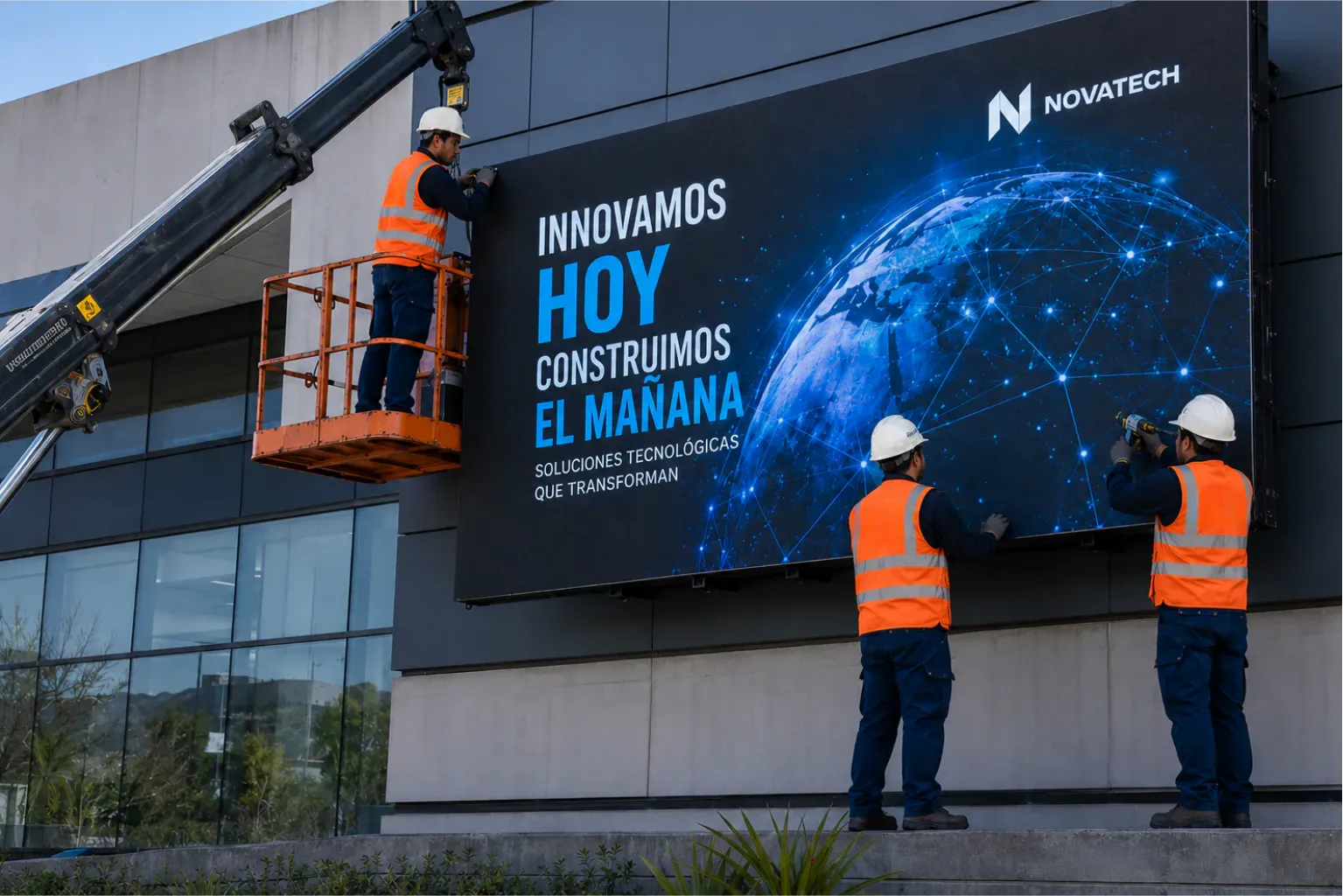 Pantalla LED interior